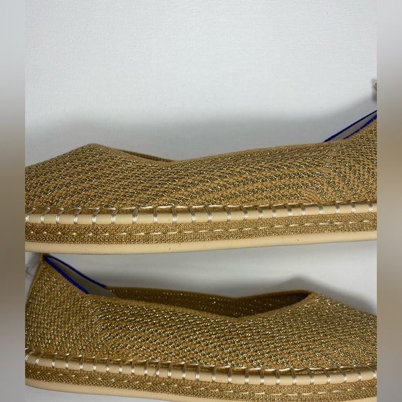 NEW! ROTHYS Tan Flats Elegant Woven Design. - Picture 4 of 10